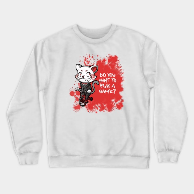 Play a Game Crewneck Sweatshirt by xMorfina